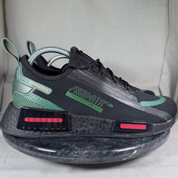 Adidas NMD R1 Star Wars Boba Fett‎ Athletic Sneaker Black/Green Men’s Size 7 US